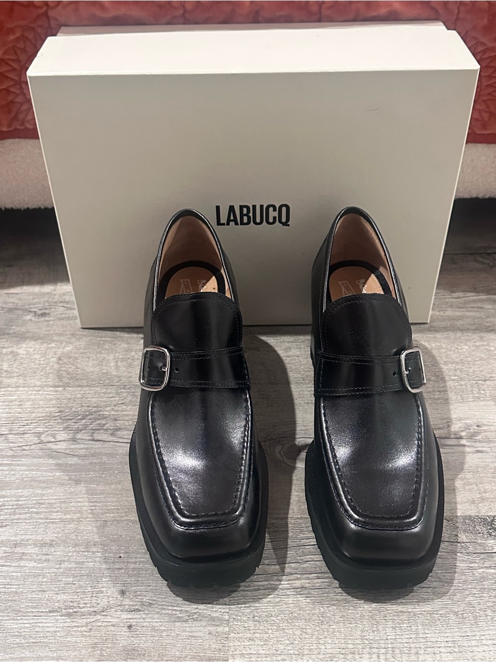 LABUCQ x Fashion Brand Company Heeled Loafers - Black